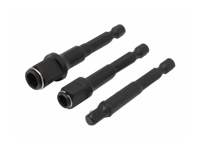 Adapteri, setti 1/4'' SATRA S-3SD21; 1/4“; 3/8“; 1/2“; 3 kpl.