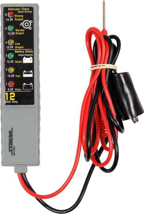 Akku- ja laturitesteri Sthor 81741; 12 V