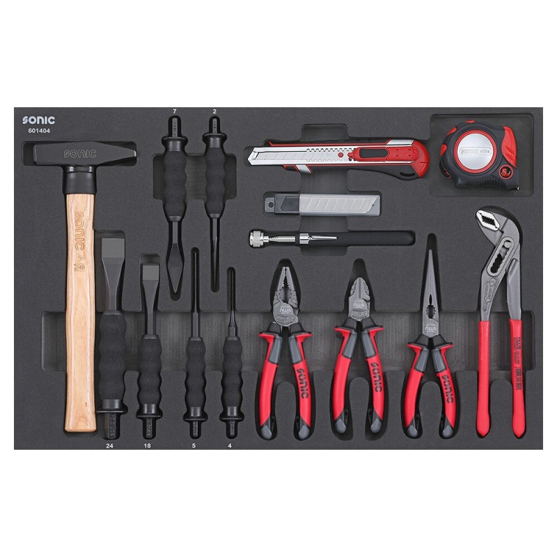 Työkalusarja  Sonic Equipment 601404; 14 kpl.