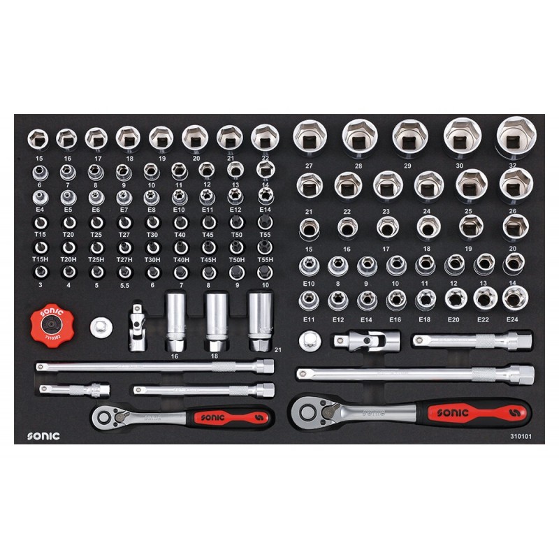 Työkalusarja  Sonic Equipment 310101; 101 kpl.