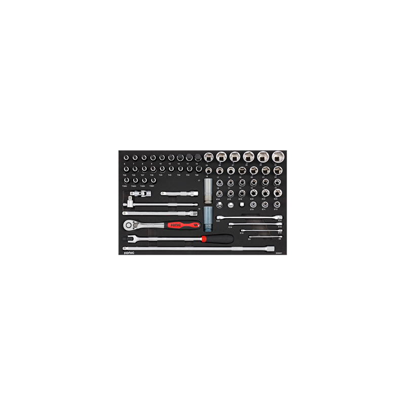 Työkalusarja  Sonic Equipment 306601; 1/2''; 66 kpl.