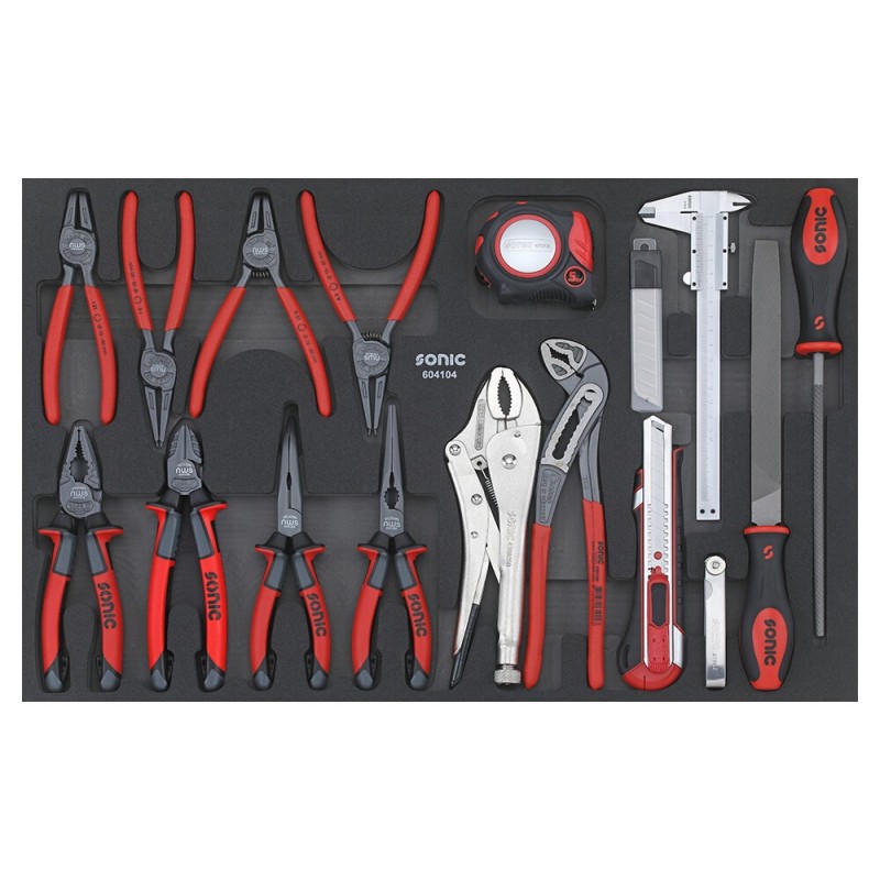 Työkalusarja  Sonic Equipment 604104; 17 kpl.