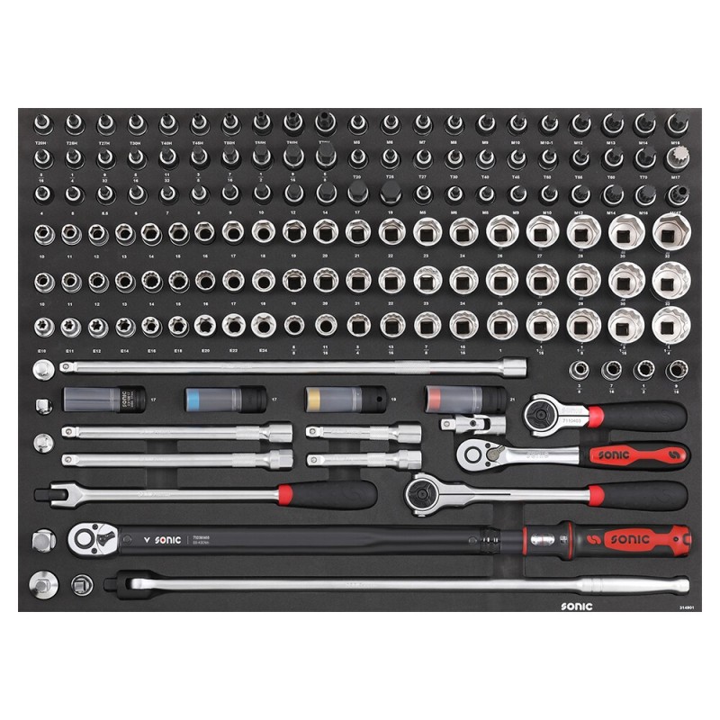 Työkalusarja  Sonic Equipment 314901; 1/2''; 149 kpl.