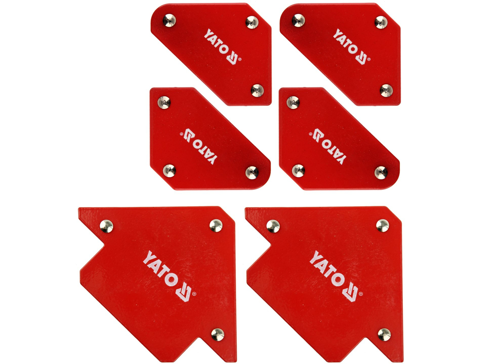 Magneetti Yato YT-08678; 43x72x12 mm; 82x118x14 mm; 6 kpl.