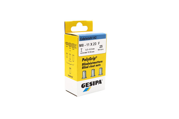 Niitit Gesipa 1464837; M8; 25 kpl.