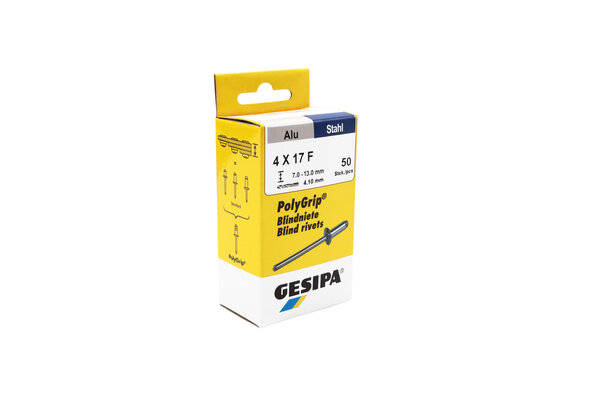 Niitit Gesipa 1433849; 4x17 mm; 50 kpl.