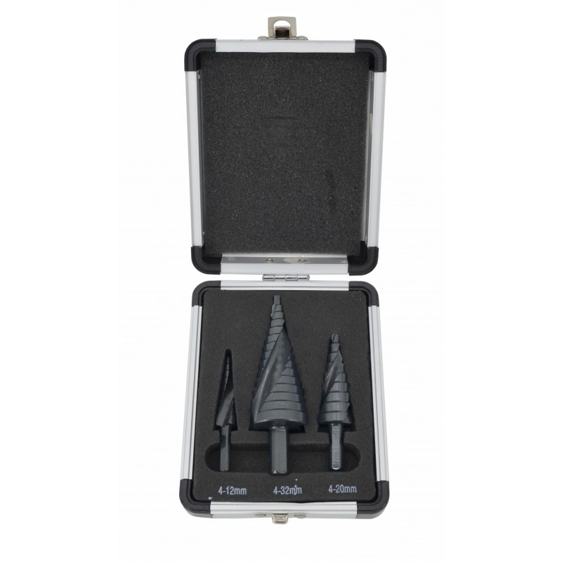 Porrasporanterä AWTools AW40960; HSS; 4-32 mm; 3 kpl.