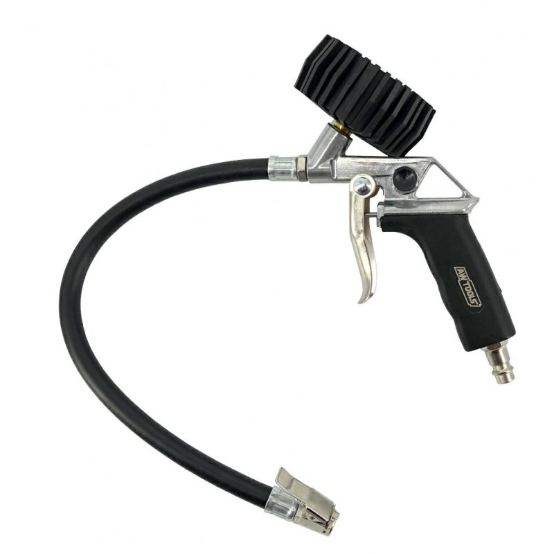 Ilmapistooli painemittarilla AWTools AW10032; TG-8;  1/4''; 0-12 bar