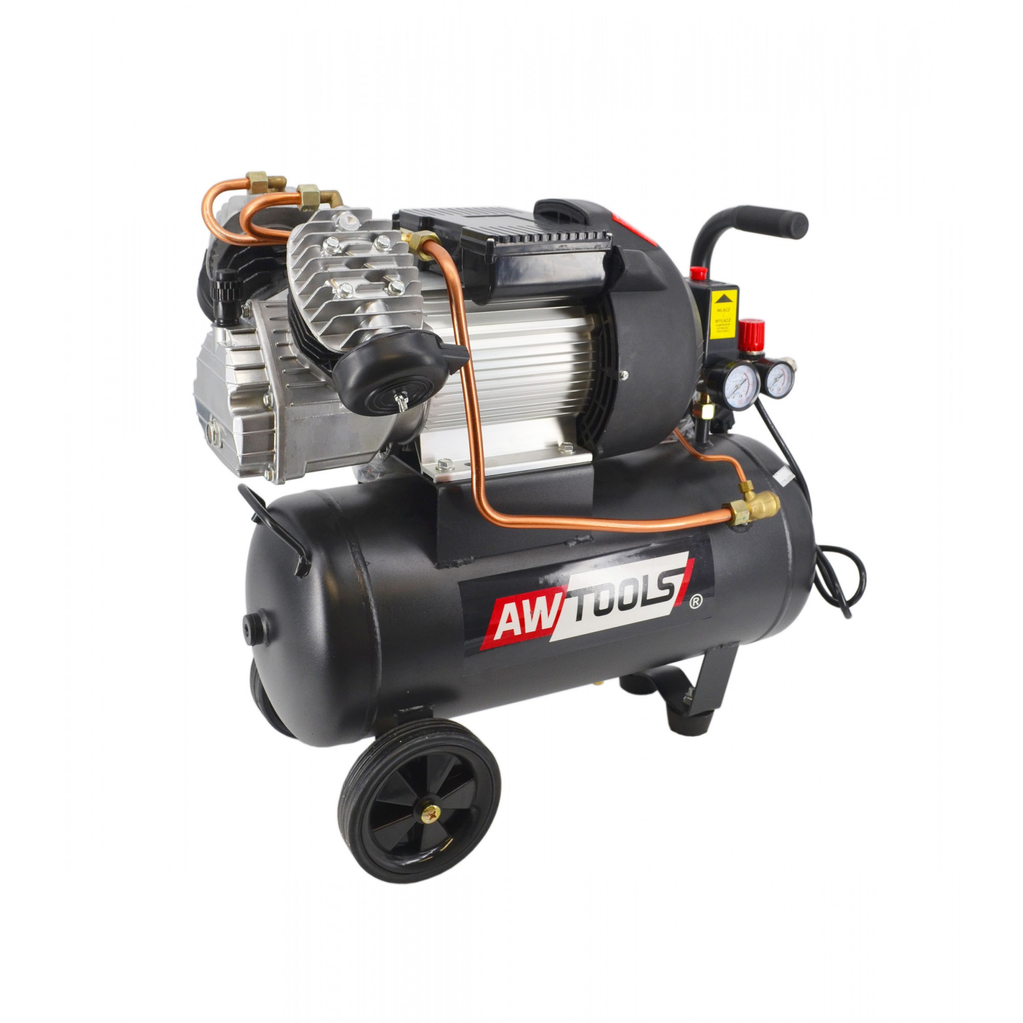 Öljyvoideltu ilmakompressori AWTools AW10003; 230 V; 2,2 kW; 8 bar; 50 l