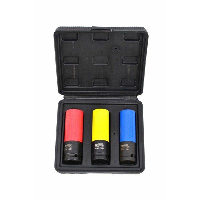 Voimahylsy AWTools AW38651BL; 1/2''; 17-19-21 mm; 3 kpl.