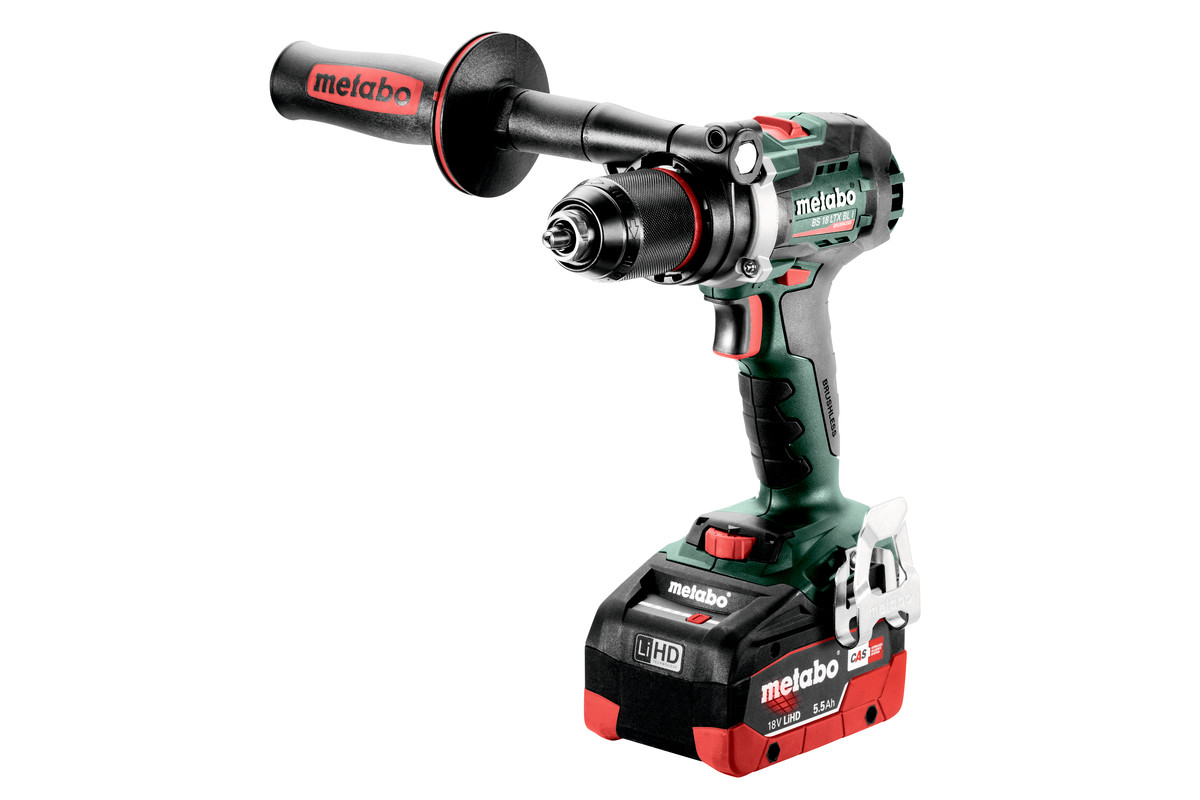 Akkukäyttöinen ruuvinväännin Metabo BS 18 LTX BL I;18 V; 2x5,5 Ah  akku