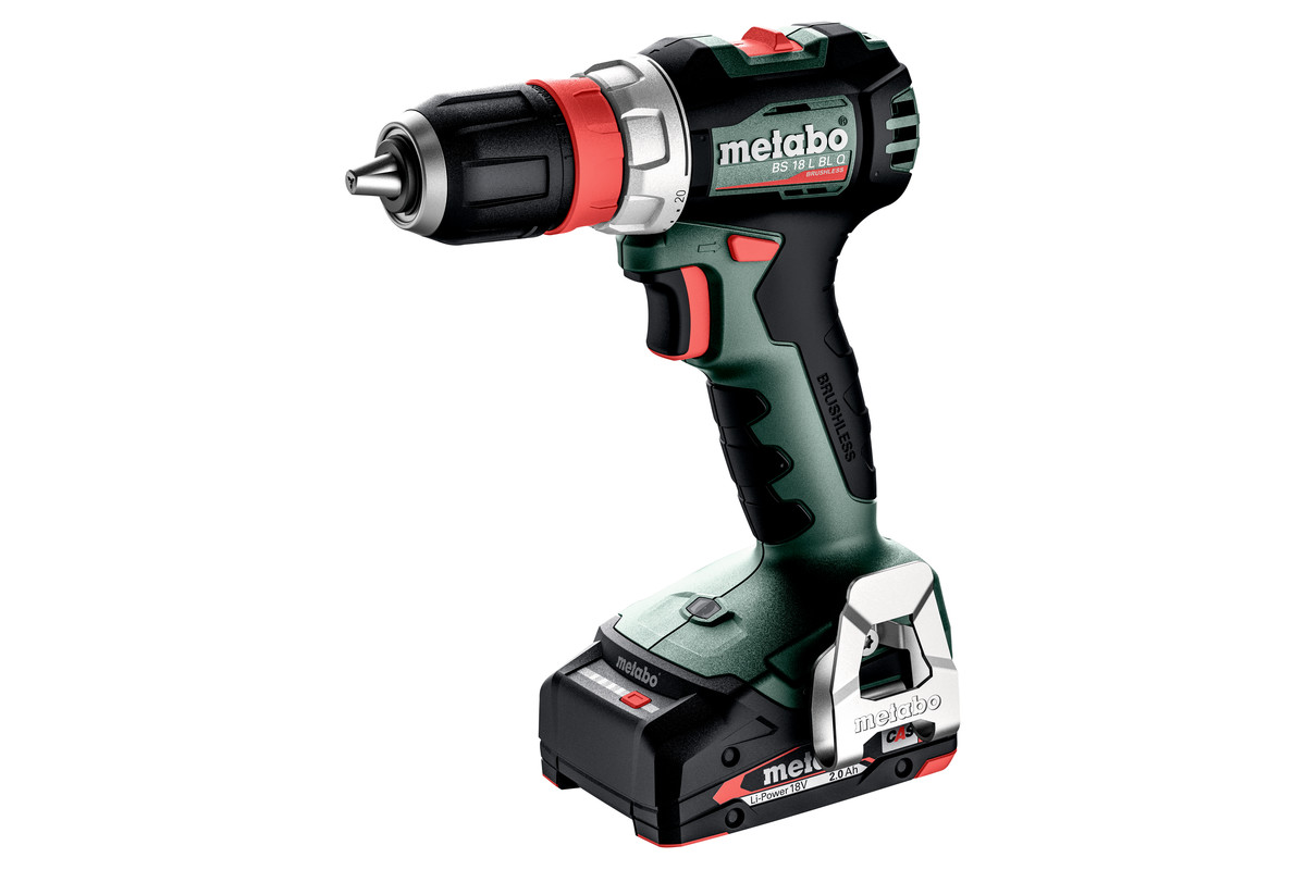 Akkukäyttöinen ruuvinväännin Metabo BS 18 L BL Q; 18 V; 2x2 Ah  akku