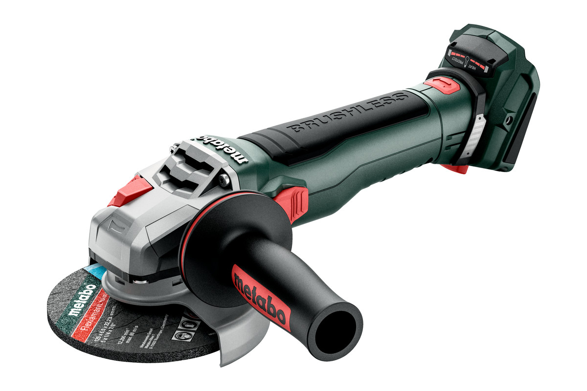Akkukäyttöinen kulmahiomakone Metabo WB 18 LT BL 11-125 Quick; 18 V; 125 mm (ilman akkua ja laturia)