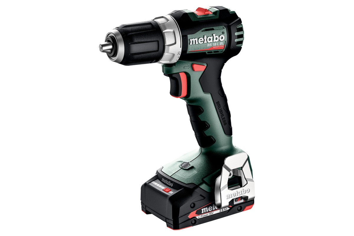Akkukäyttöinen ruuvinväännin Metabo BS 18 L BL; 18 V; 2x2 Ah  akku