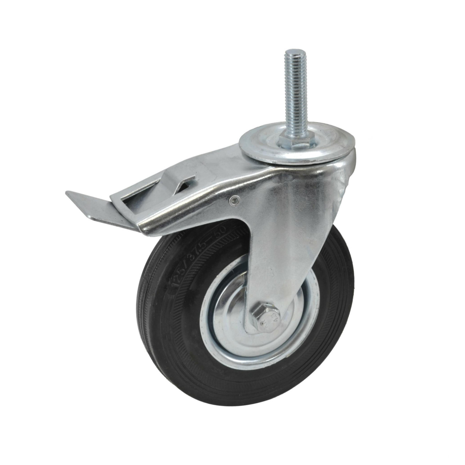 Varapyörä jarrulla AWTools AW23331; 75 mm