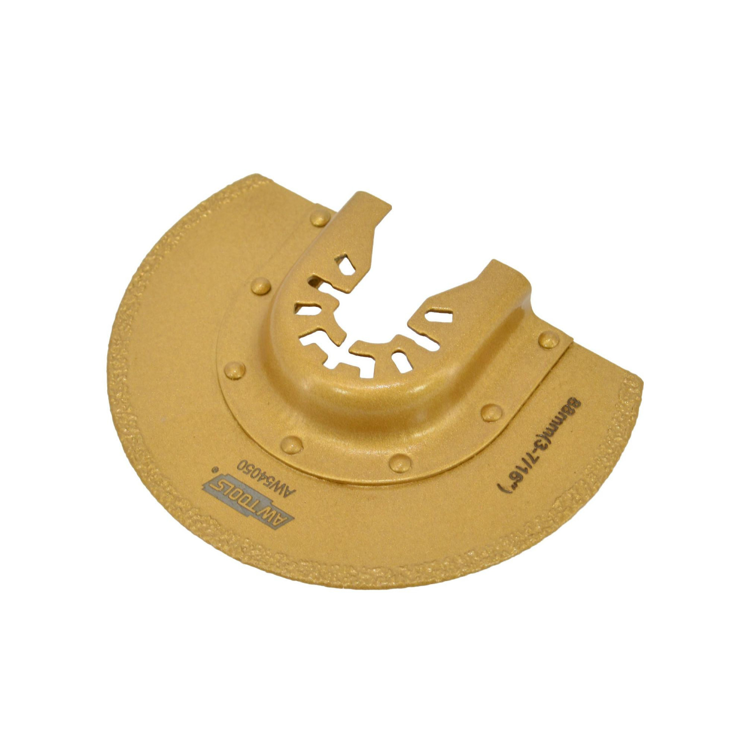 Puolipyöreä segmenttisahanterä AWTools AW54050; 88x61 mm