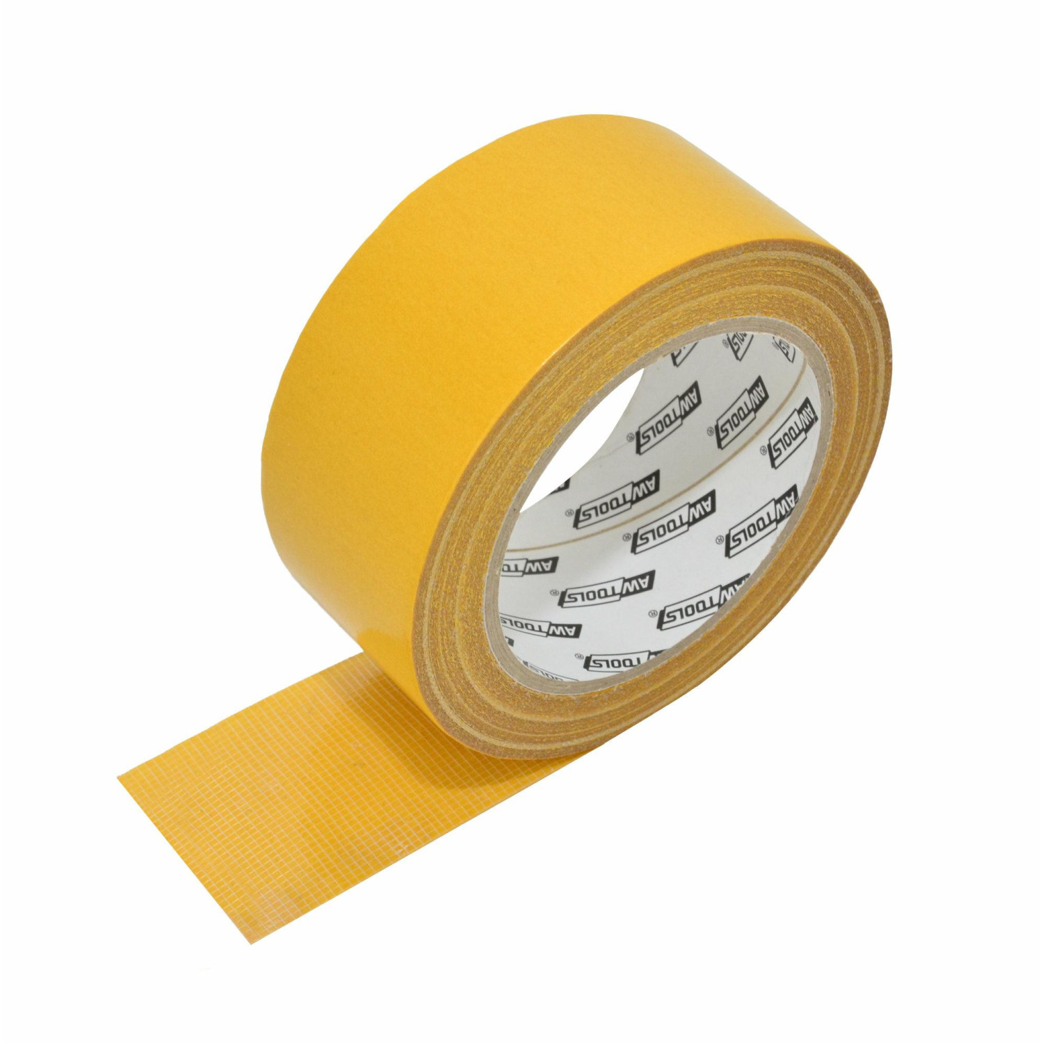 Kaksipuolinen tarttuva teippi AWTools AW26238; 48 mm; 10 m; keltainen