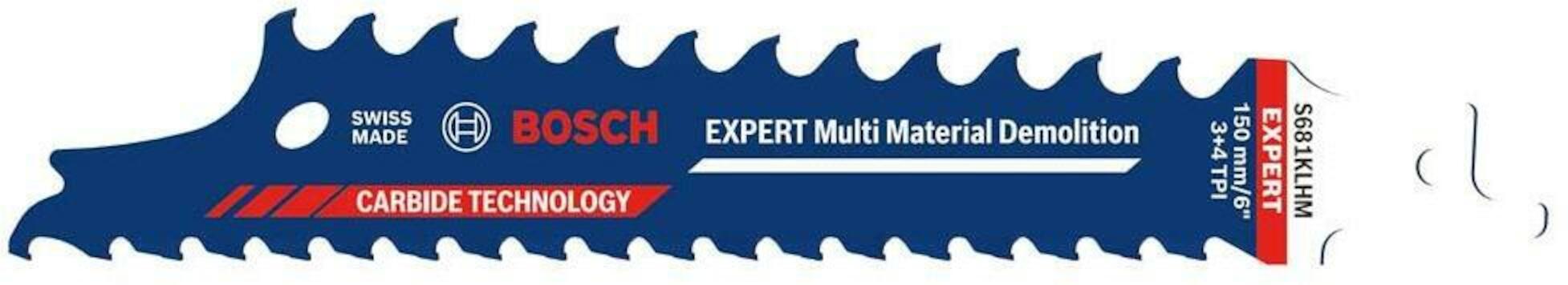Puukkosahanterä Bosch EXPERT; S681KLHM; 150 mm