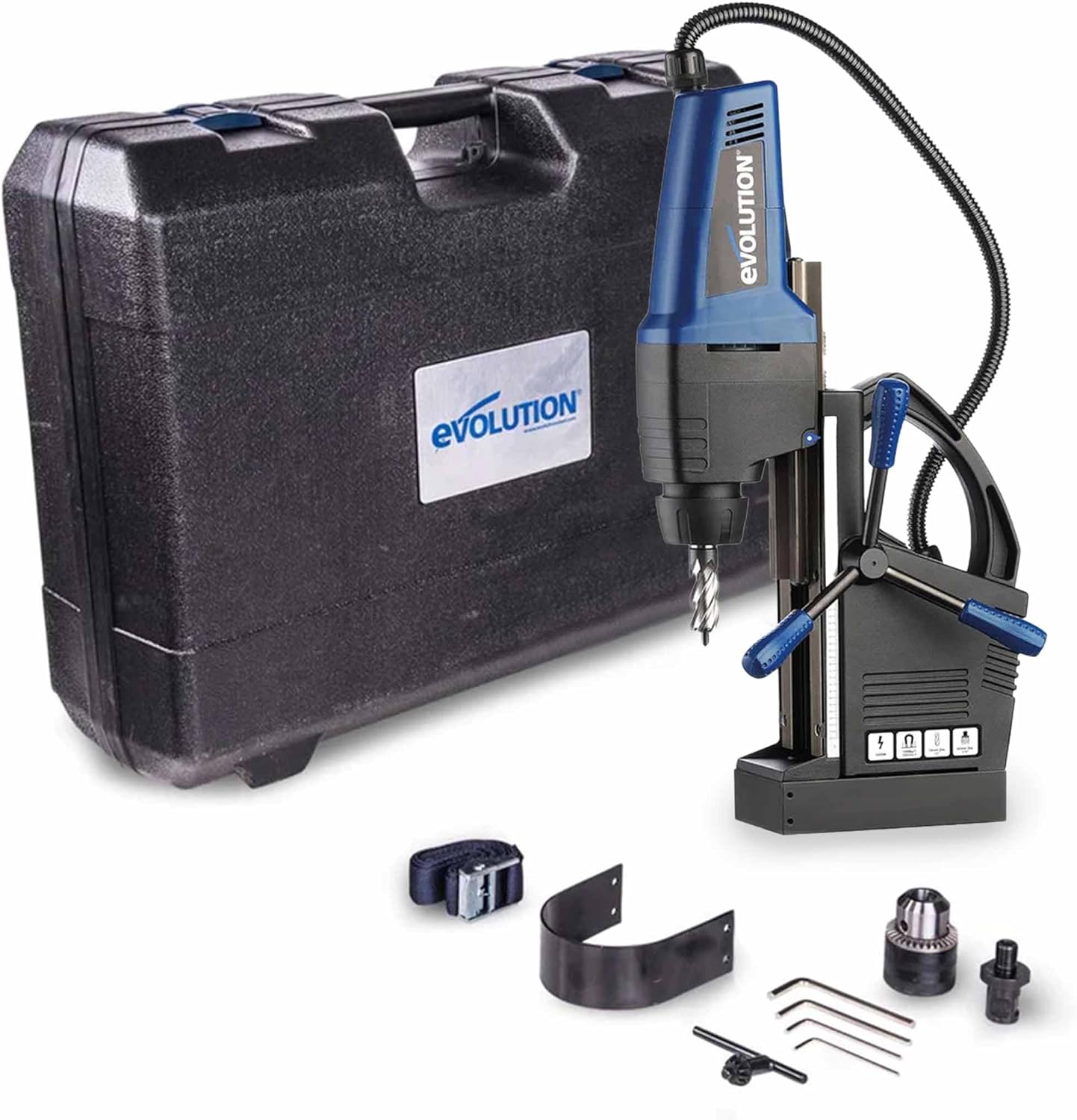 Pylväsporakone Evolution EVO42; 1-5/8''; 1200 W; sähköinen; magneettinen