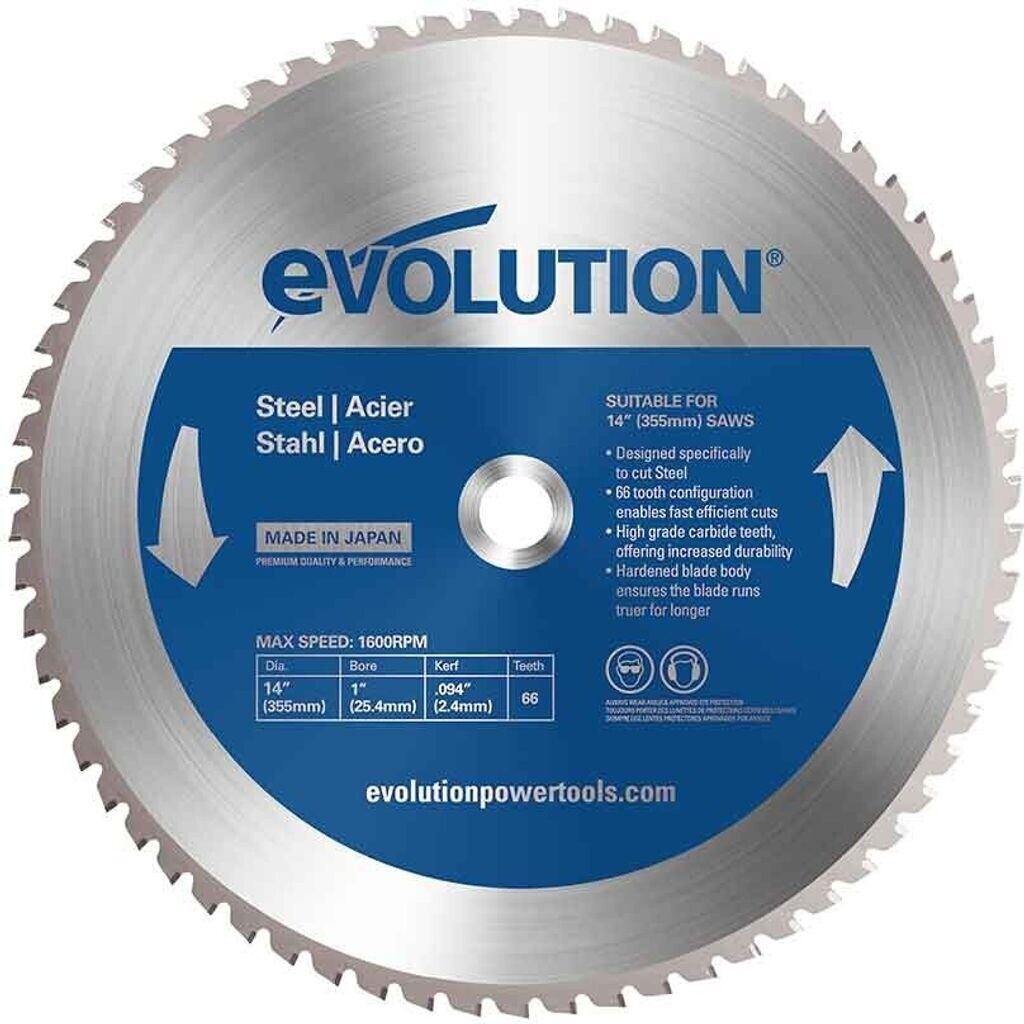 Katkaisulaikka Evolution EVO-355-66-S; 355 mm; Z66