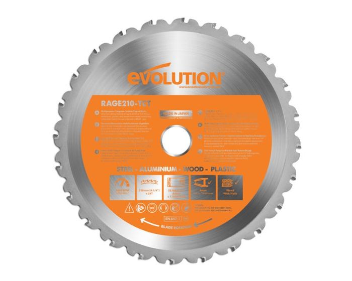 Katkaisulaikka Evolution EVO-210-MULTI; 210 mm; Z24