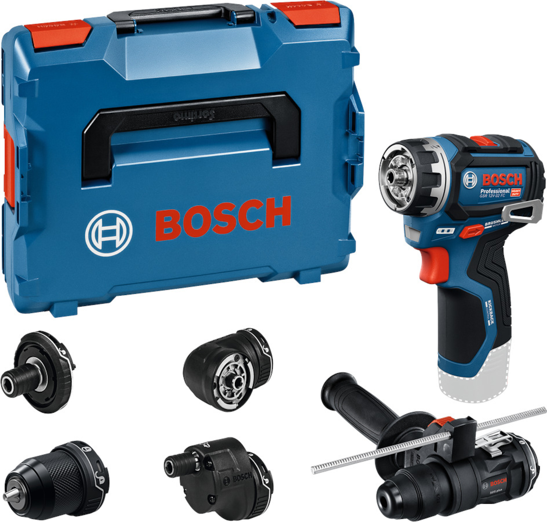 Ruuvinväännin Bosch GSR 12V-32 FC; 12 V (ilman akkua ja laturia)