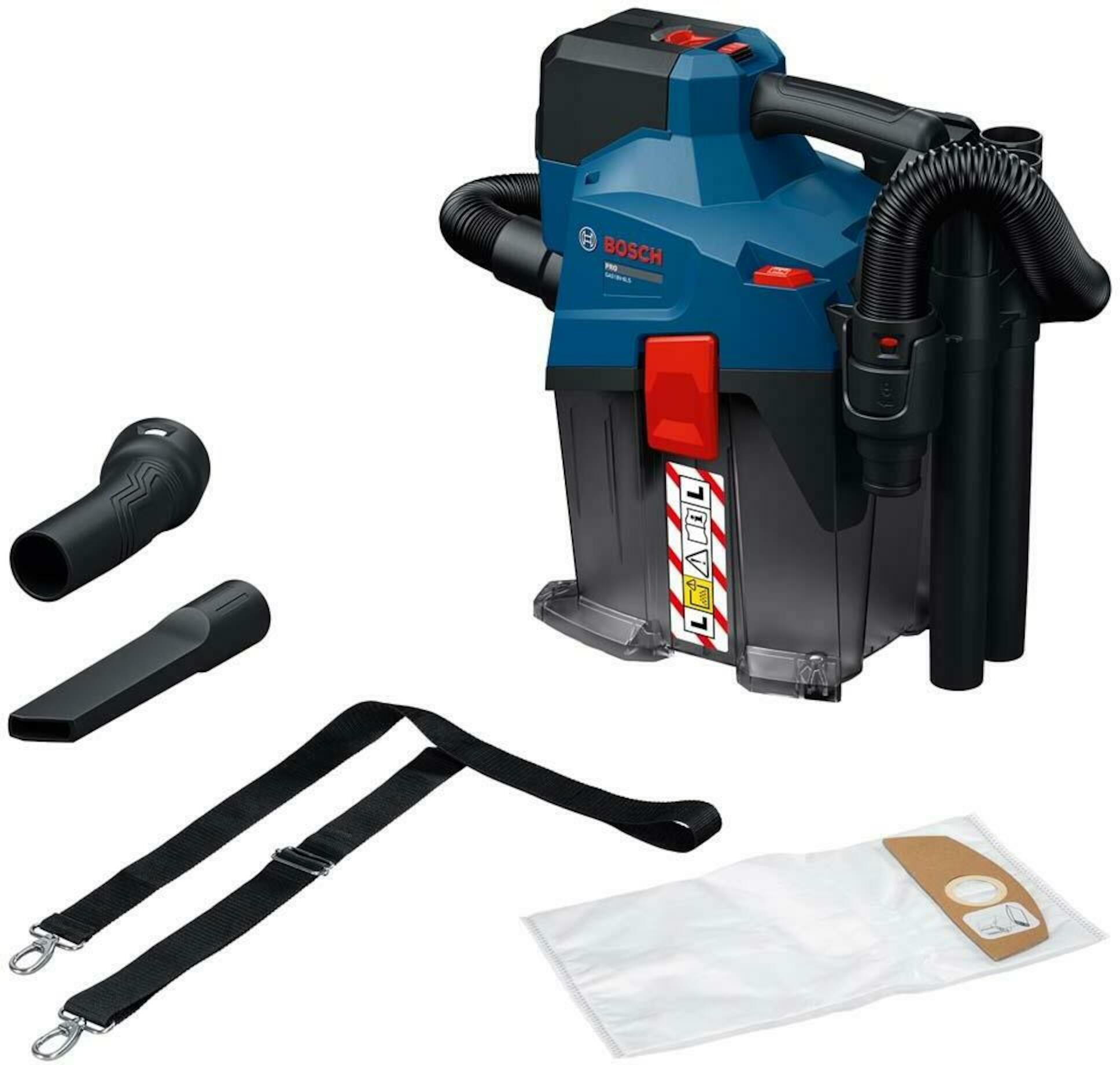 Pölynimuri Bosch GAS18V-6LS (ilman akkua ja laturia)