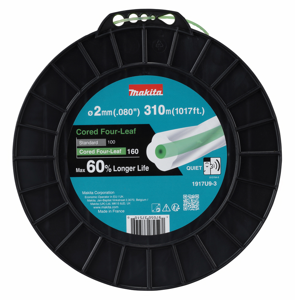 Leikkuulanka Makita 1917U9-3; (2,0 mmx310 m); vihreä