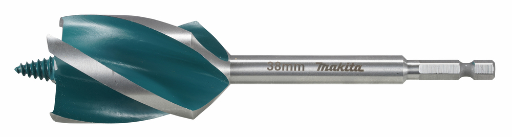 Spiraalinen poranterä puulle Makita E-26727; 1/4''; 38x165 mm