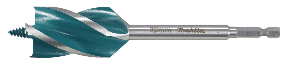 Spiraalinen poranterä puulle Makita E-26705; 1/4''; 32x165 mm