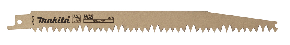 Puukkosahanterä Makita E-26272; HCS; 225x1,5 mm; 5 kpl.