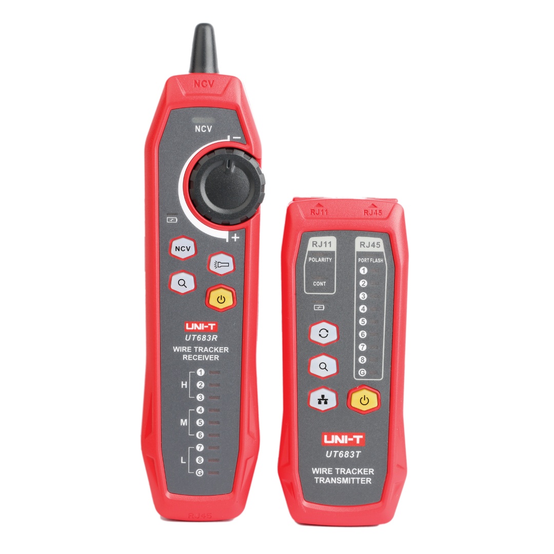 Kaapeli- ja johdonpaikannin UNI-T UT683KIT