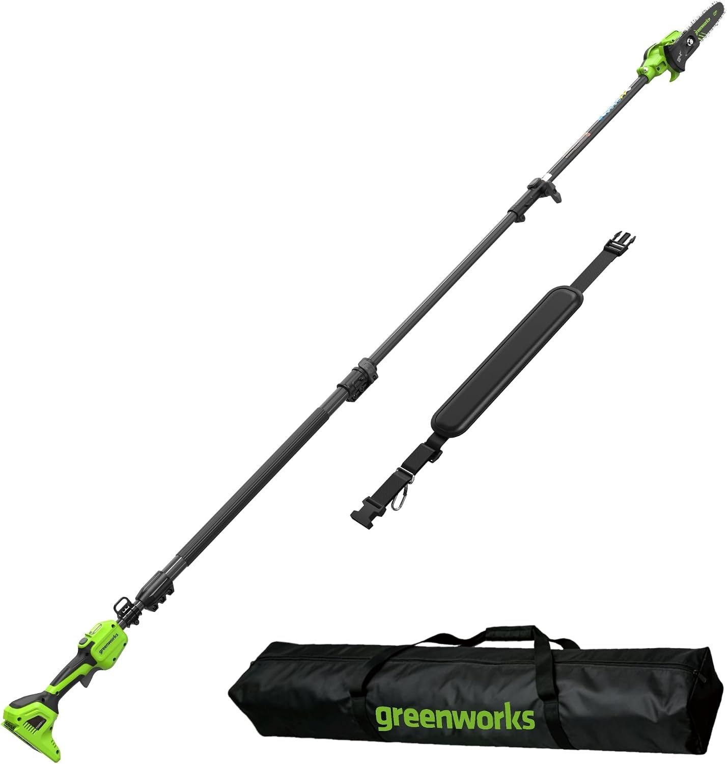 Raivaussahan leikkuupää Greenworks PS24BLTA1; 24 V; 20 cm (ilman akkua ja laturia)