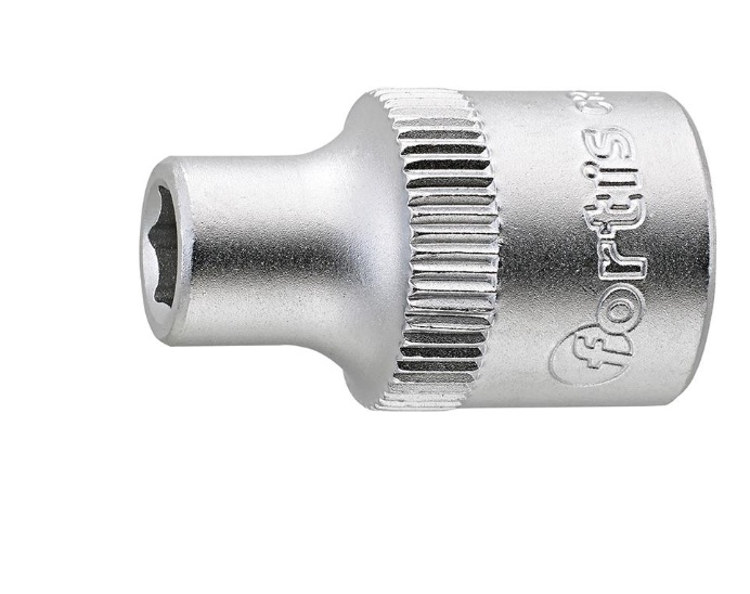 Kuusiohylsy Fortis 4317784707077; 3/8''; 17 mm; 24,9 mm