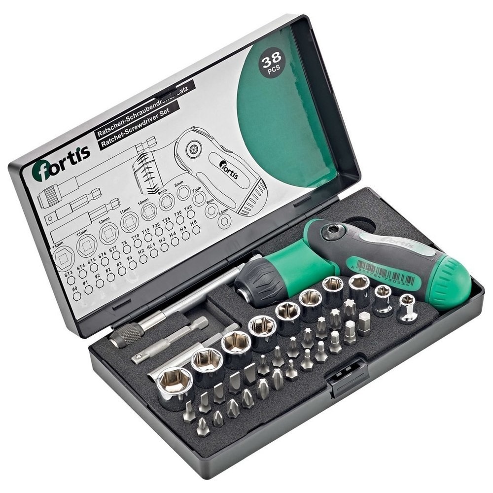 Työkalusarja  Fortis 4317784730334; 38 kpl.