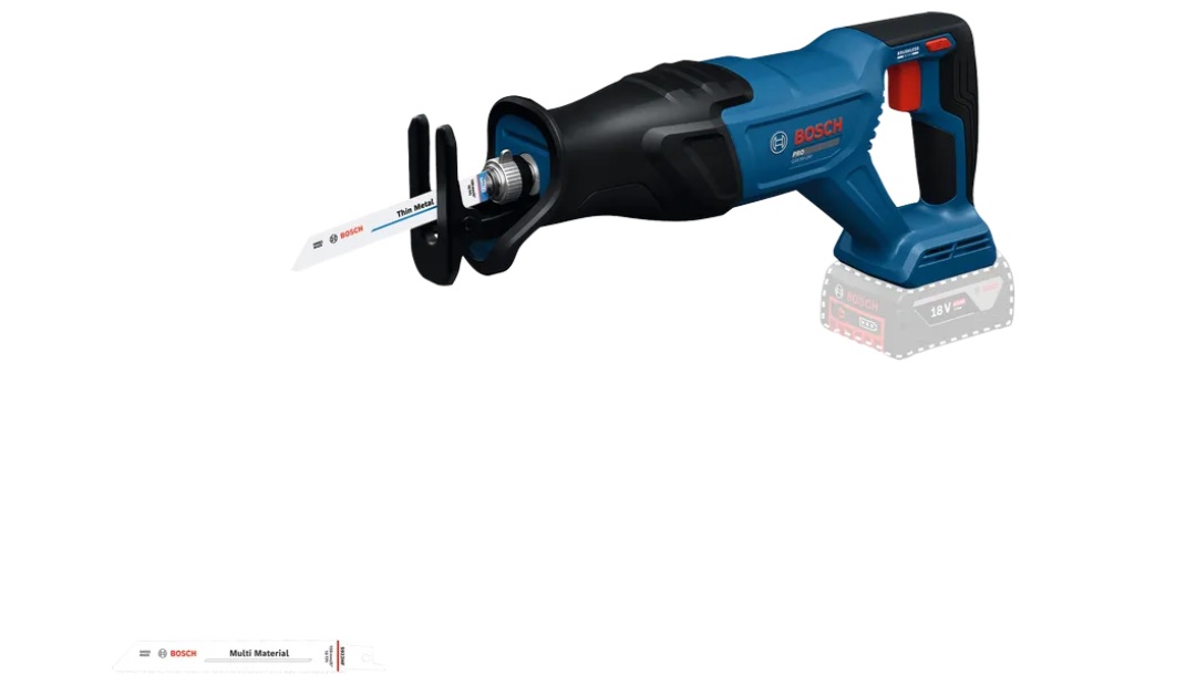 Akkupuukkosaha Bosch GSA18V-280; 18 V (ilman akkua ja laturia)