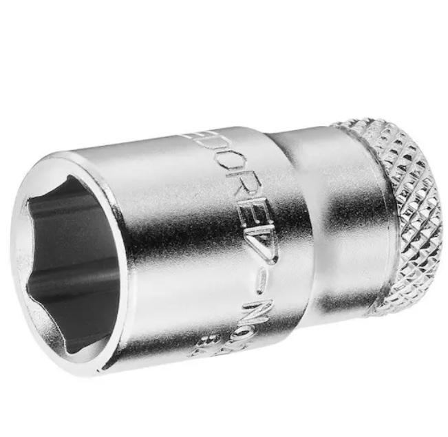 Kuusiohylsy Gedore 6165400; 1/4''; 4 mm; 25 mm