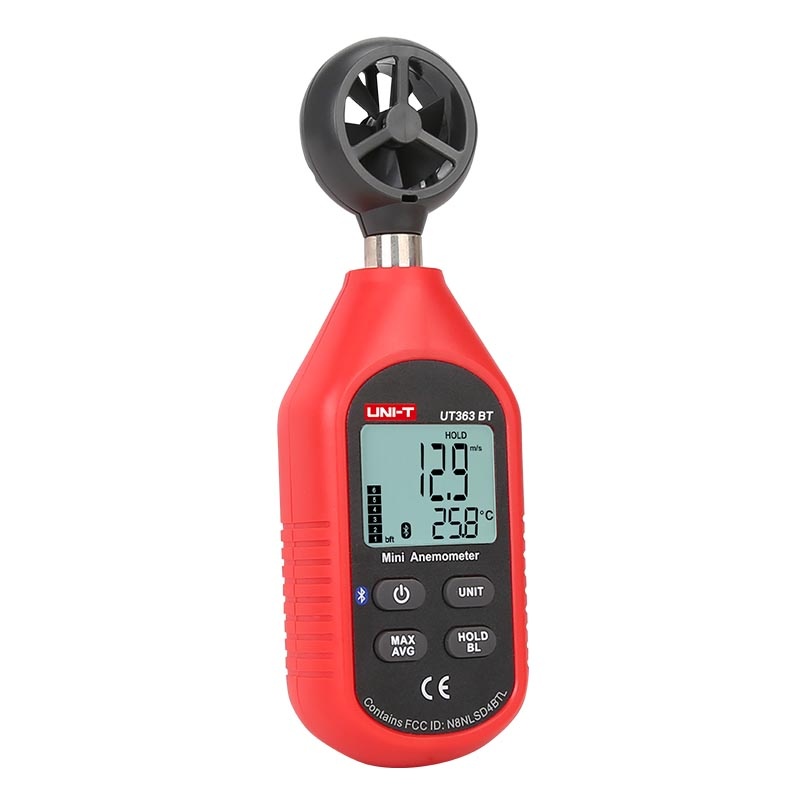 Anemometri UNI-T UT363BT; 0–30 m/s