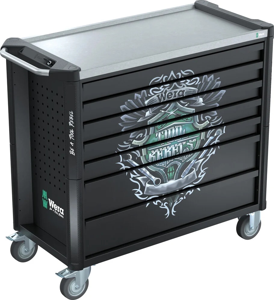 Työkaluvaunu pyörillä Wera 9801 Tool Rebel