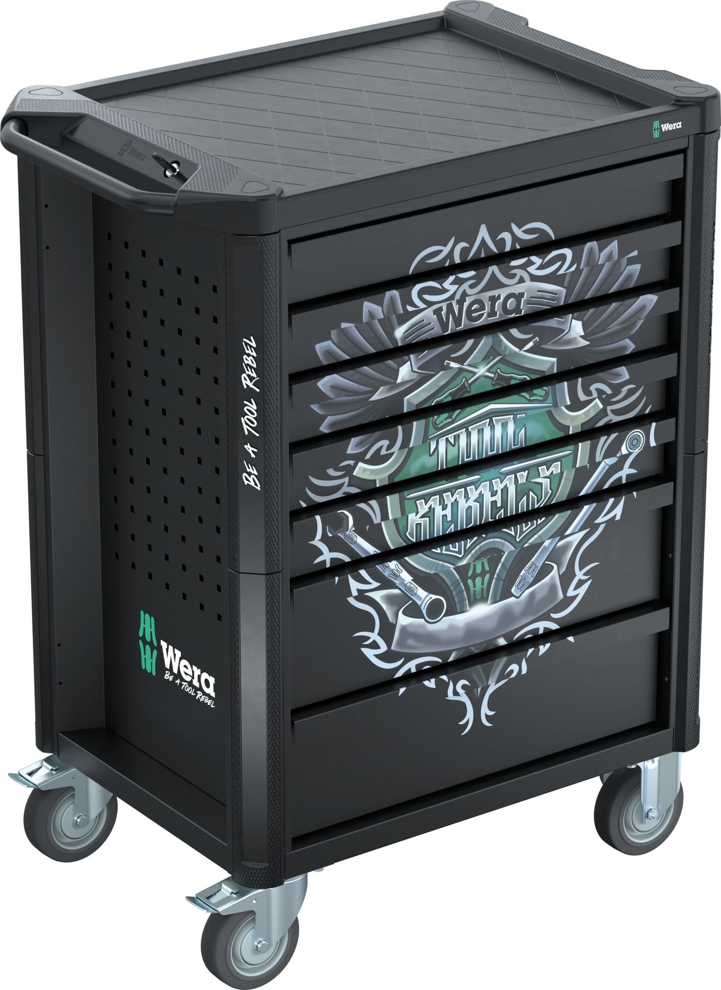 Työkaluvaunu pyörillä Wera 9800 Tool Rebel