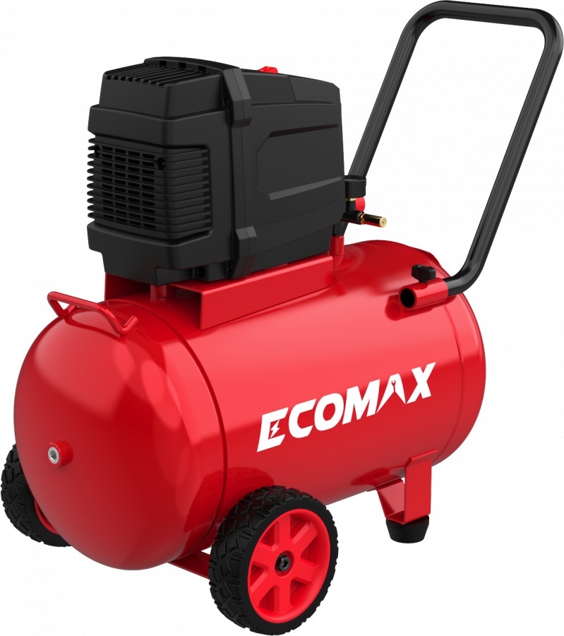 Öljytön mäntäkompressori Ecomax EMX; 1500 W; 50 L; 8-10 bar