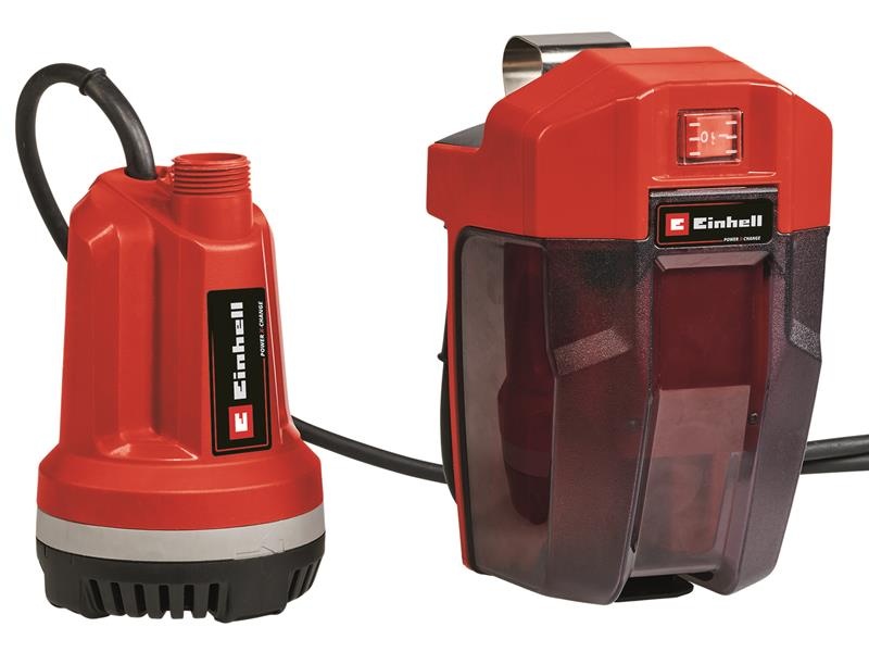 Sadevesisäiliöpumppu Einhell GE-PP 18 RB Li; 18 V; 3000 L/h (ilman akkua ja laturia)