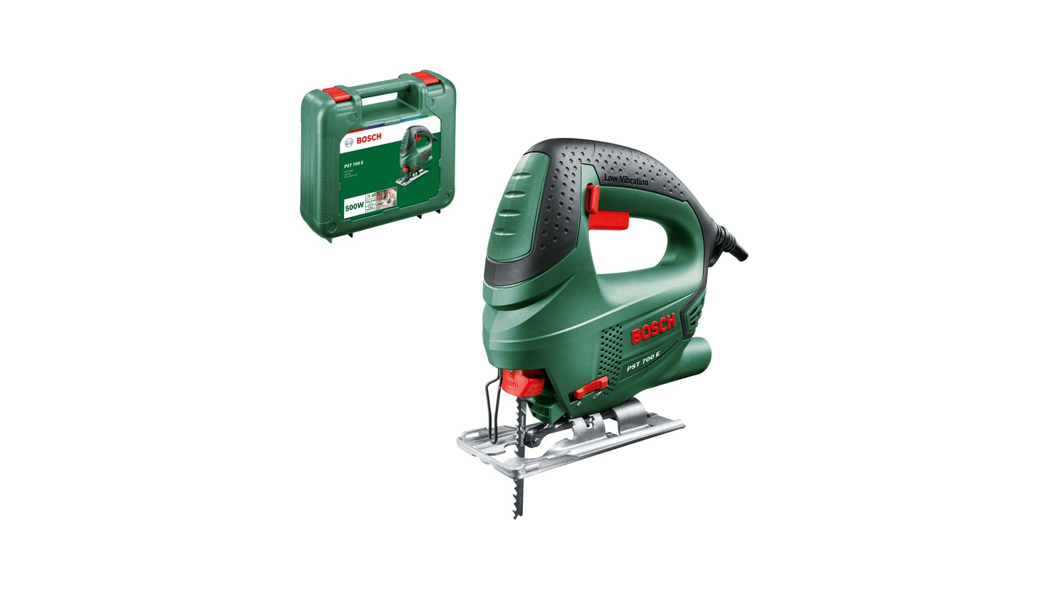 Pistosaha ja pistosahanteräsarja Bosch PST 700 E