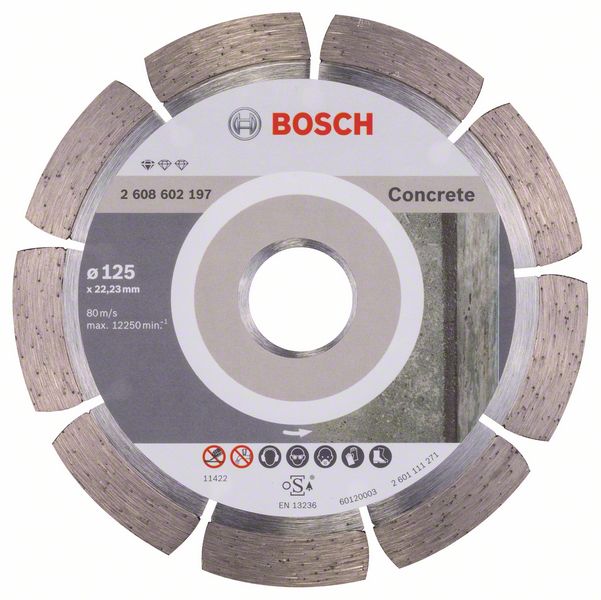 Timanttikatkaisulaikka Bosch PROFESSIONAL FOR CONCRETE; 125 mm