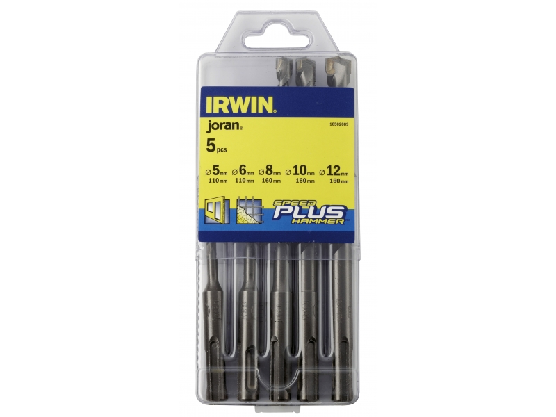 Poranteräsarja Irwin SDS-plus; 5-12 mm; 5 kpl.