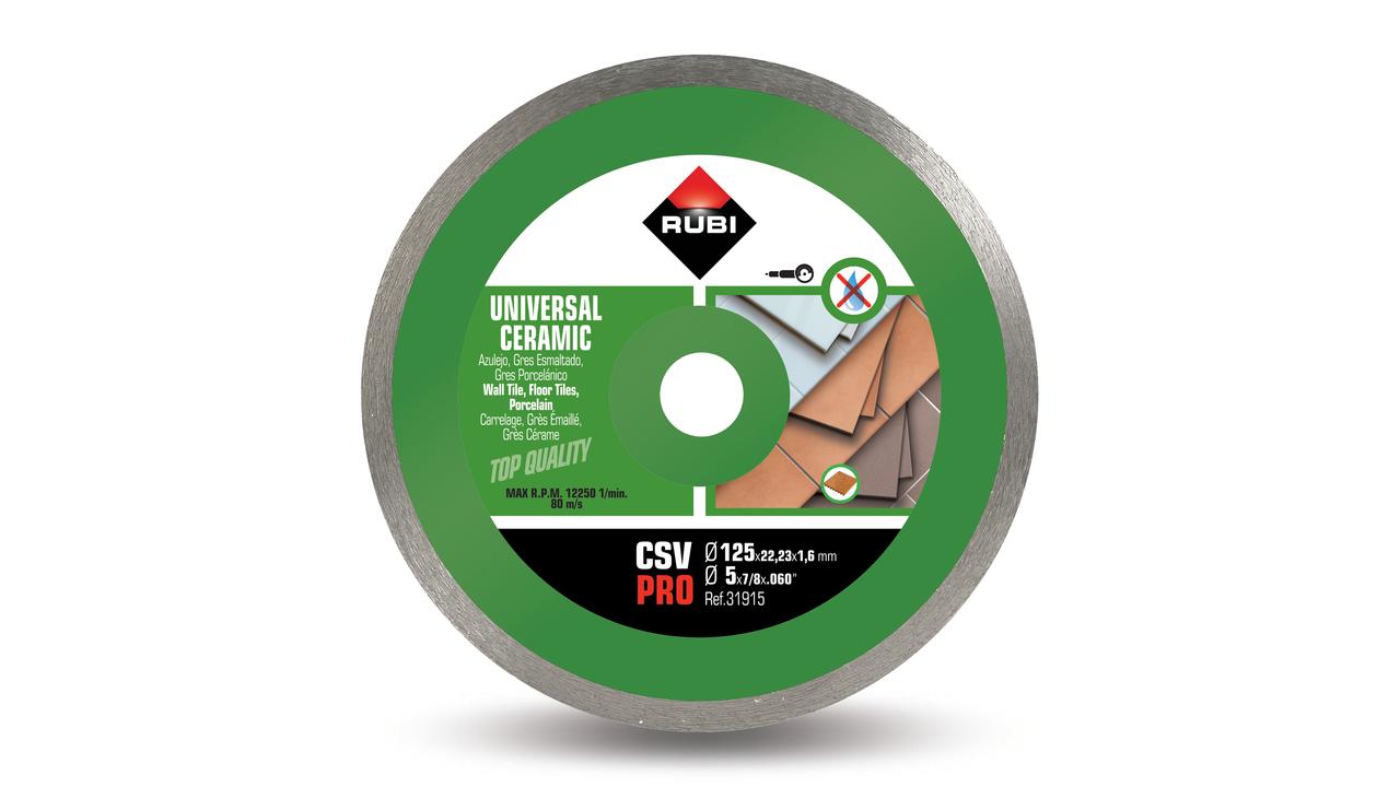 Timanttikatkaisulaikka Rubi CSV 125 PRO; 125 mm