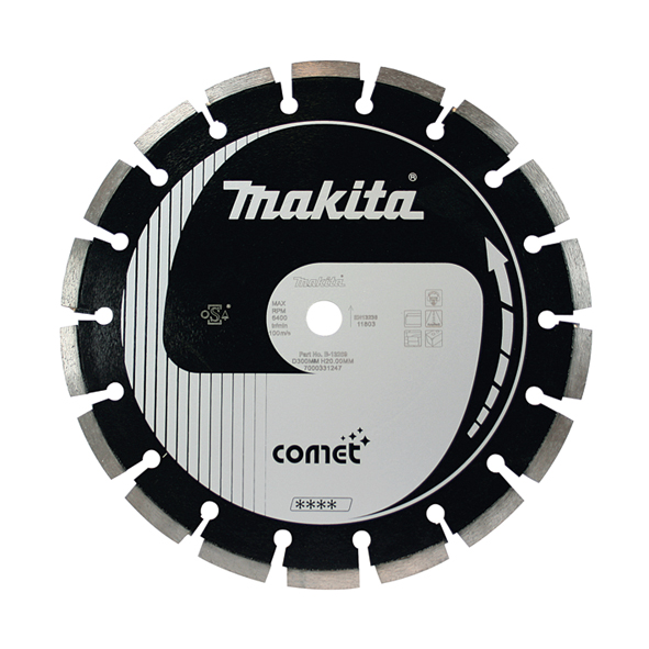 Timanttileikkauslevy asfaltille Makita Comet; 350 mm