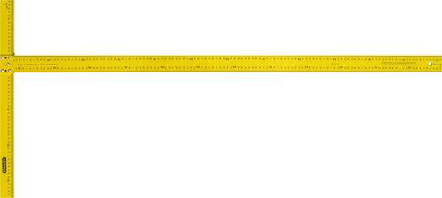 T-mallinen viivain Stanley; 122 cm
