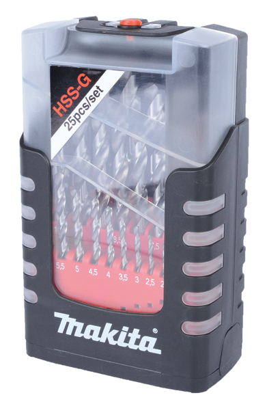 Poranteräsarja Makita HSS-G; 1-13 mm; 25 kpl.