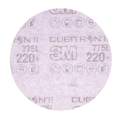 Hiomapaperi 3M Cubitron II Hookit 775L; 125 mm; P220